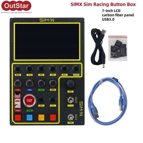 Simx sim racing button box - racing,